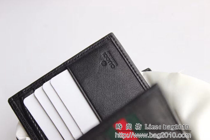 GUCCI古馳 經典款 織帶款 男士雙折皮夾 365491 WTG1837